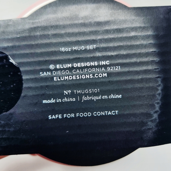 ELUM HOME Cute Halloween Purple & Pink Ghosts Stackable Mugs - Picture 4 of 4